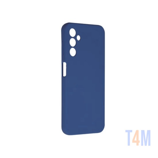 Capa de Silicone com Moldura de Câmera para Samsung Galaxy A14 5g Azul